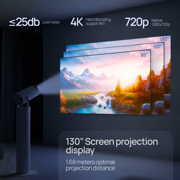 Portable Pro Projector By Yurfy
