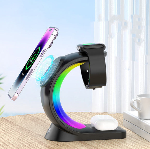 4 In 1 Magnetic Wireless Charger By Yurfy